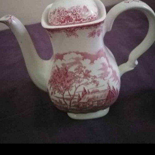 Myotts Staffordshire The Brook large teapot like new, vintage porcelain