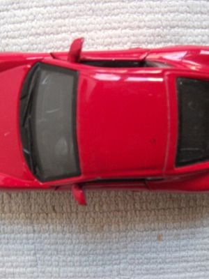 Burago Porsche Cayman 1/32 μεταχειρισμένο με φθορά στον καθρέφτη
