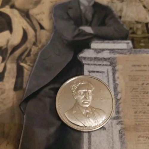Collectible 5€ Coin K. P. Kavafis new, 2013, cupronickel