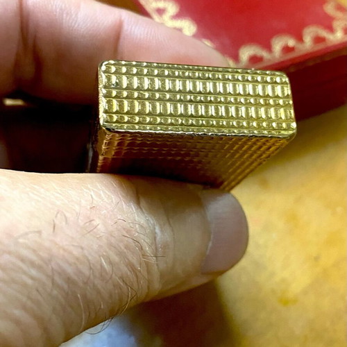 Dupont N7 gold lighter used, vintage
