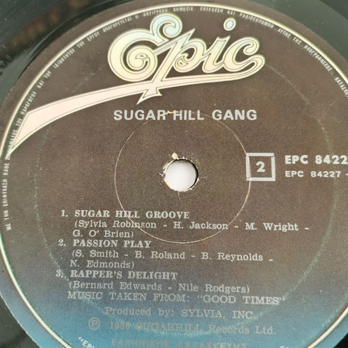 Sugarhill Gang vinyl record used