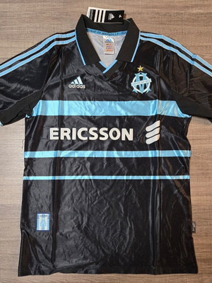 Φανέλα Olympique de Marseille εκτός έδρας 1999/00 μέγεθος L νέα επίσημη αντίγραφο