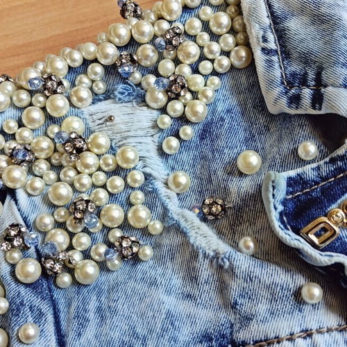 Fashion jacket like new, blue, sizes XS and S