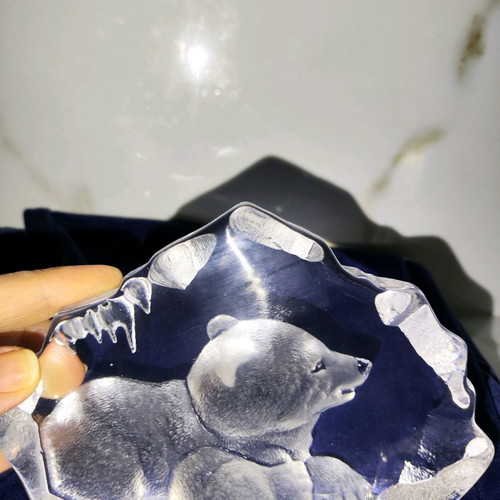 Mats Jonasson crystal used with artist signature