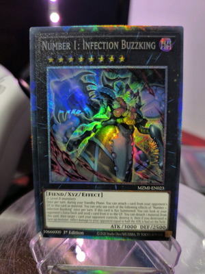 Yu-Gi-Oh Card Number 1: Infection Buzzking new, collector rare