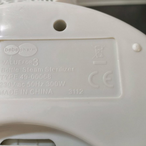 Bebepharm VALUEFOR 3 3-in-1 steam sterilizer, steamer, egg boiler like new