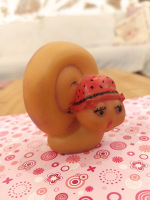 El Greco Fotinoulis vintage used snail toy from the 1980s