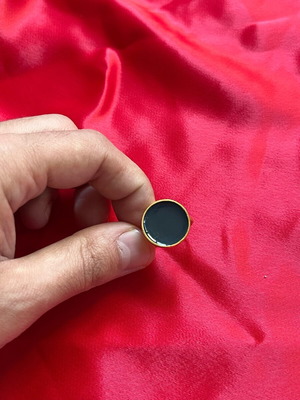 Ring like new, blue color