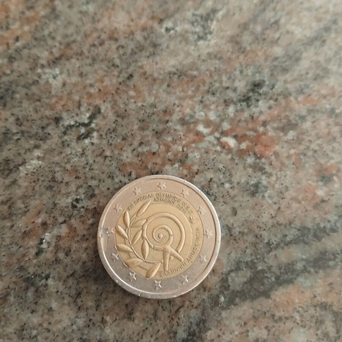 Commemorative 2 Euro Coin used, Special Olympics World Summer Games Athens 2011
