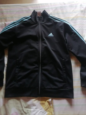 Adidas set like new, black and turquoise, size M