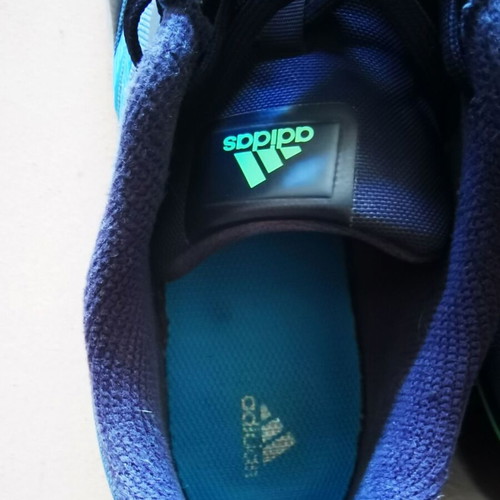 Adidas athletic shoes used, size 46, blue