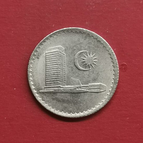 Malaysia 5 sen coin 1977 like new
