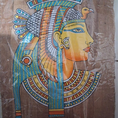 Egyptian papyrus Cleopatra decorative wall art new