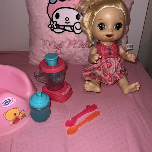 Hasbro Baby Alive Magical Mixer doll used