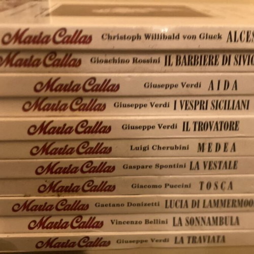 Maria Callas collection used with rare live recordings 11 volumes