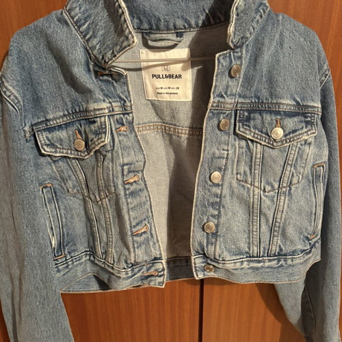 Pull & Bear jean jacket, light blue, size M
