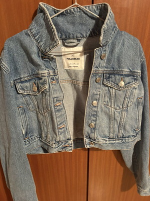 Pull & Bear jean jacket, light blue, size M
