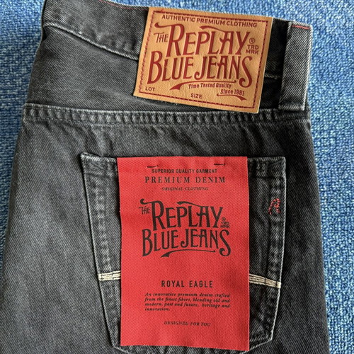 Replay Jeans νέοι ανδρικοί τζιν Grover Straight 33/34 και Deryck Straight 30/32