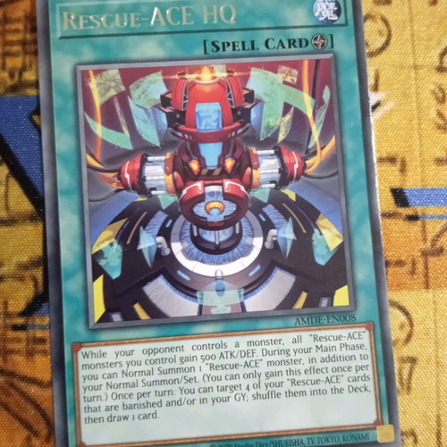 Rescue Ace HQ Field Spell Rare κάρτα Yu-Gi-Oh!