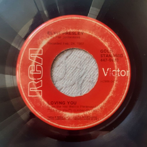 Elvis Presley Teddy Bear Loving You 7" US σινγκλ, RCA Victor