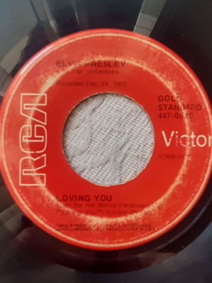 Elvis Presley Teddy Bear Loving You 7" US σινγκλ, RCA Victor