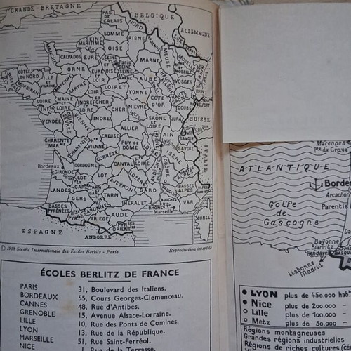 French books like new, set of 3 from the 50s and 60s