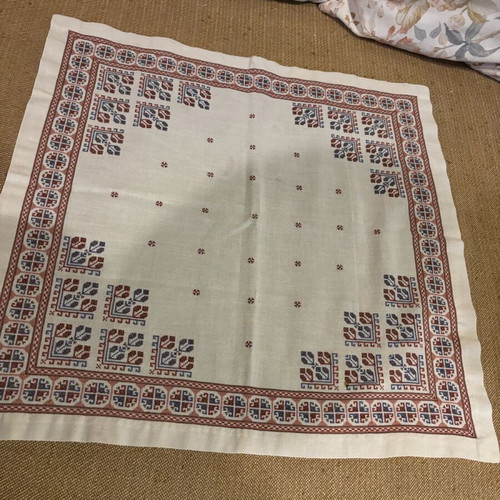 Handmade embroidery used