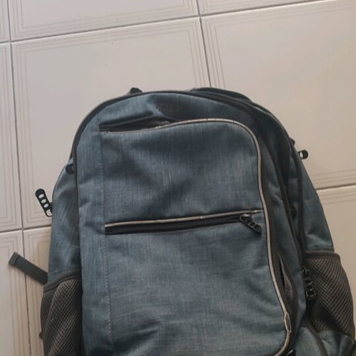 Polo backpack like new, blue, shoulder bag for student