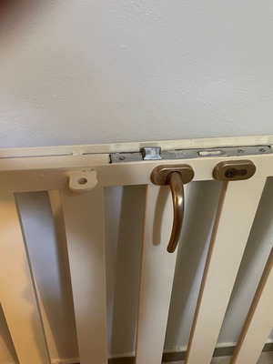 Iron security door like new