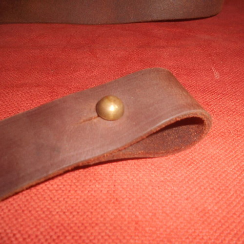 Leather soldier's sling 1940-41 WWII Greek Army used
