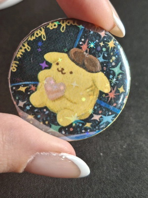Pompompurin pin καινούργιο πολύχρωμο