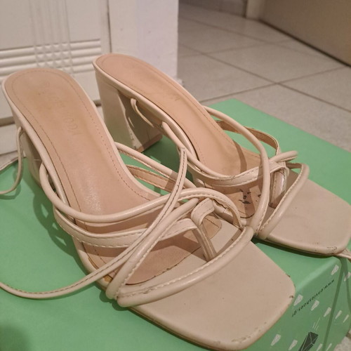 Luigi sandals used, beige, size 38 with laces