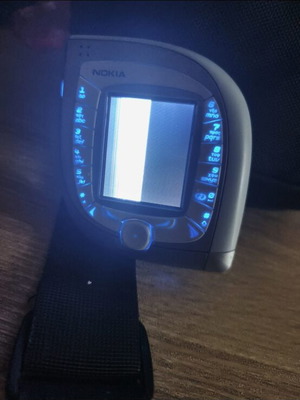 Nokia 7600 used, collectible model with original back cover