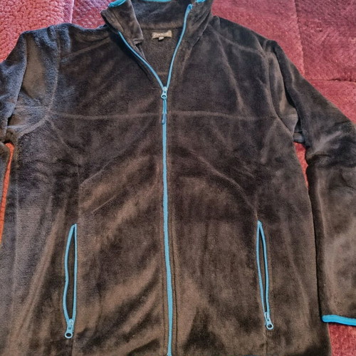 Men's black cardigan Large like new