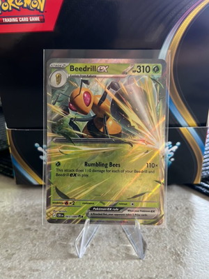 Beedrill ex Pokemon card like new CRI 003/086
