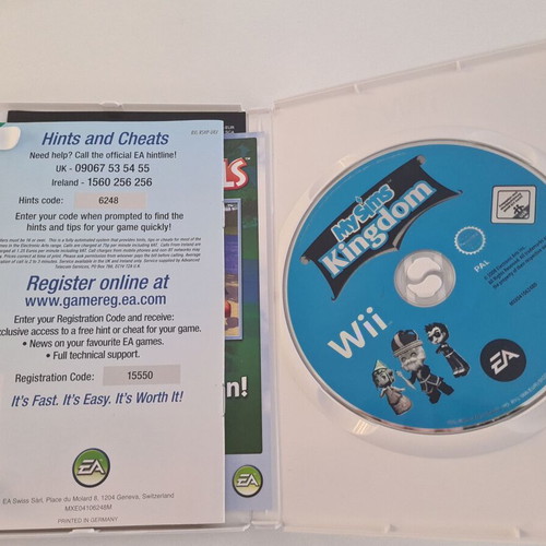 Wii My Sims Kingdom used, box and disc with marks