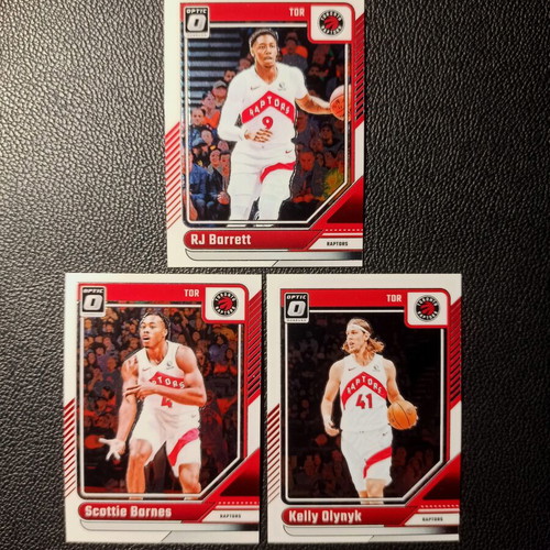 2024-2025 Panini Donruss Optic Toronto Raptors cards like new
