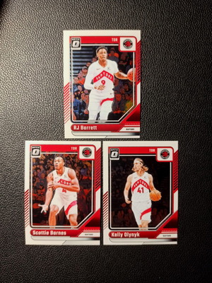 2024-2025 Panini Donruss Optic Toronto Raptors cards like new