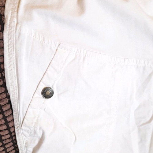 Benetton maternity trousers white like new, size S, cotton