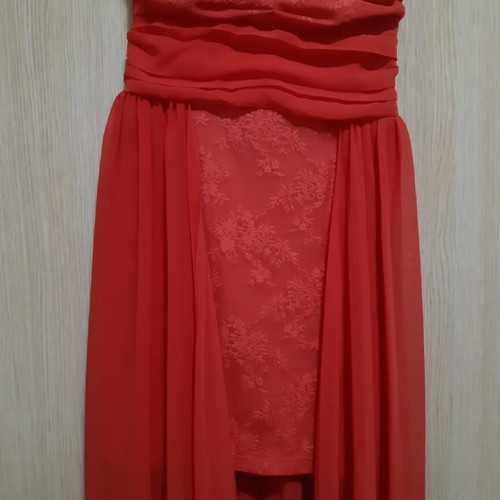 Abiye dress like new, coral, size S