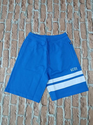 GCDS men's shorts new, size M, blue, 100% cotton
