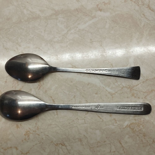 Collectible Olympic and British Airways spoons used, very good condition