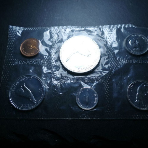 Canada 1967 silver coin set in original mint packaging