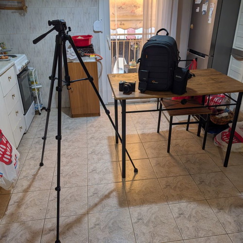 Sony a7c camera kit new with flash, tripod, bag, and 64GB memory card