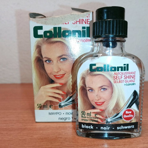 Collonil shoe color bottle used collectible