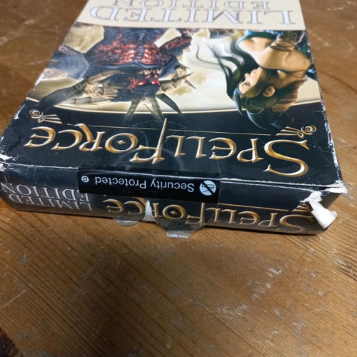 Spellforce PC game limited edition used, worn box