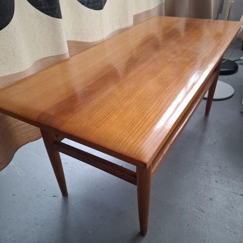 Τραπέζι καφέ Mid-Century Modern δανέζικου στυλ μεταχειρισμένο, διαστάσεις 100x44x44