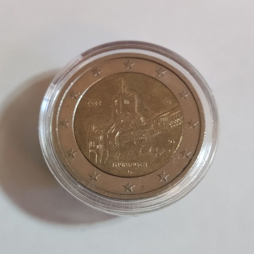 2€ Germany 2022 Thuringia used commemorative two euro coin