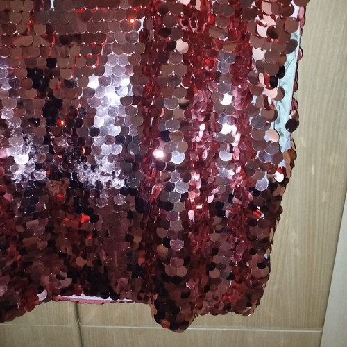 Pink blouse with sequins one size, new