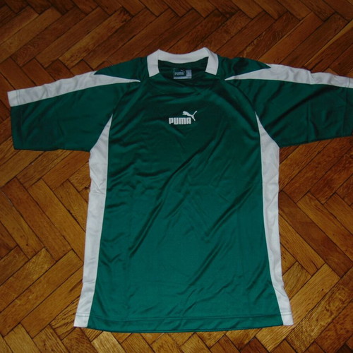Puma football training shirt green size L new